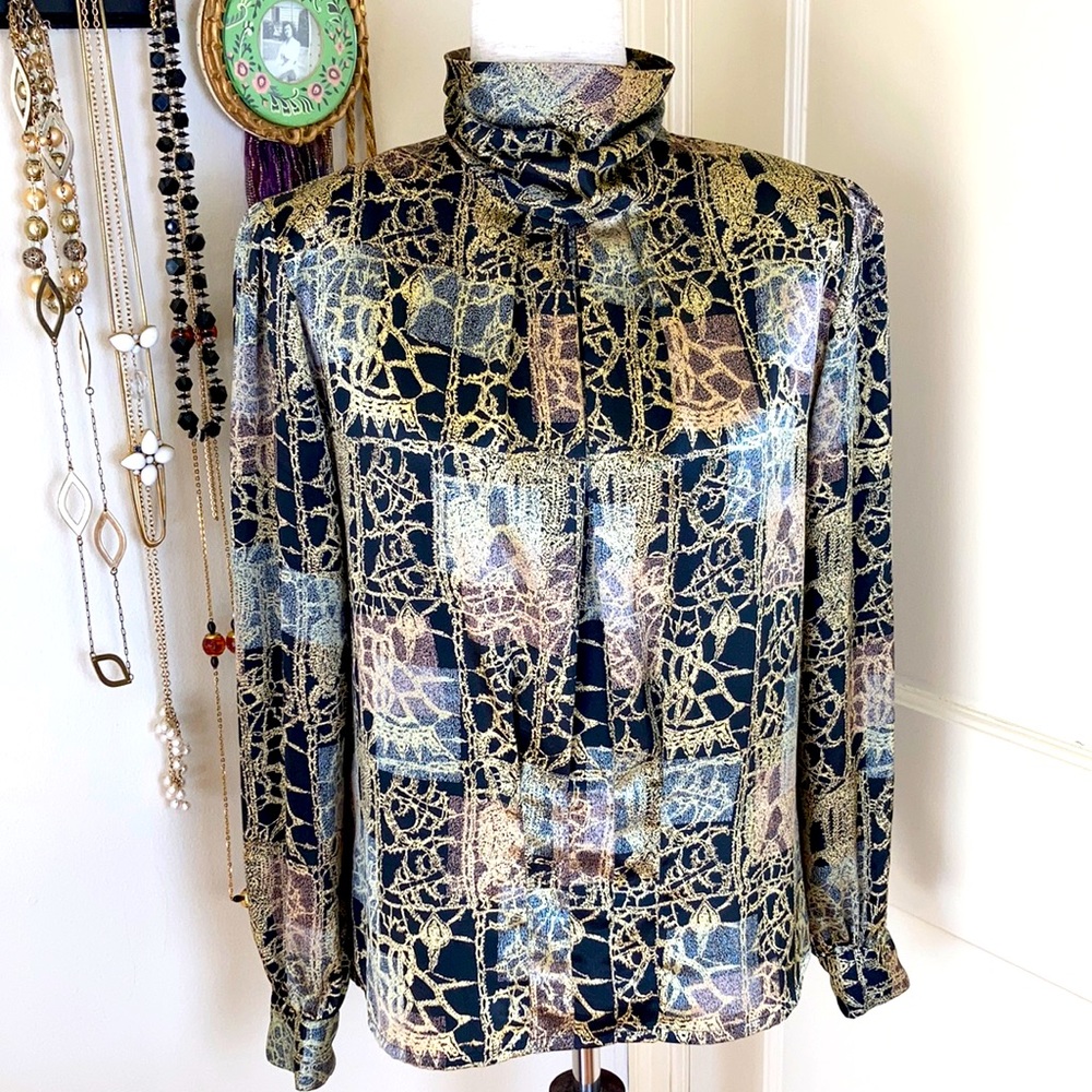 Vintage 70s Turtleneck Blouse 8